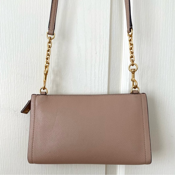 Tory Burch Tan Leather Crossbody Bag - Picture 9 of 13